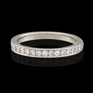 0.30 ct. tw. Diamond Platinum Band Ring