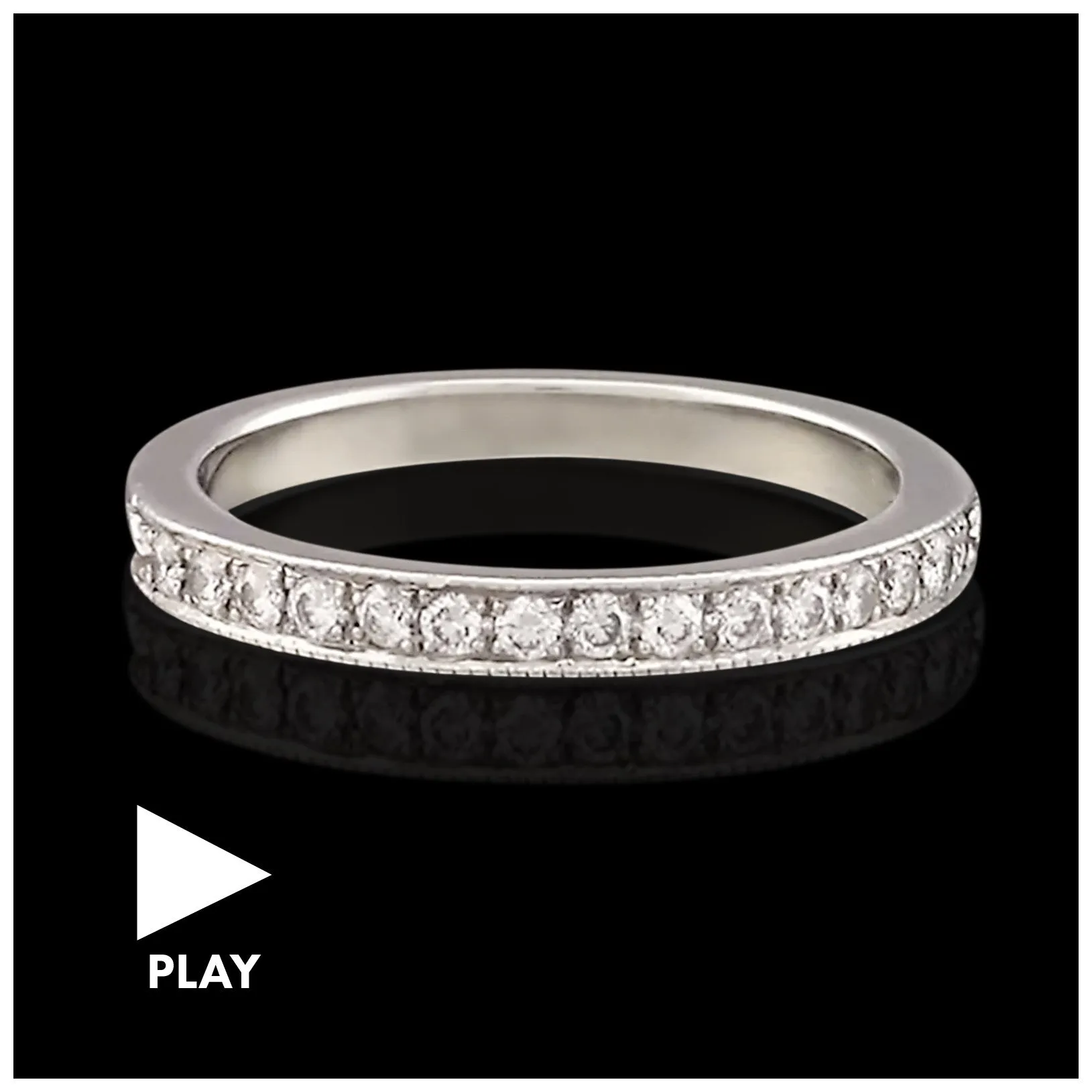 0.30 ct. tw. Diamond Platinum Band Ring