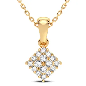 14K 0.16CT DIAMOND PENDANT