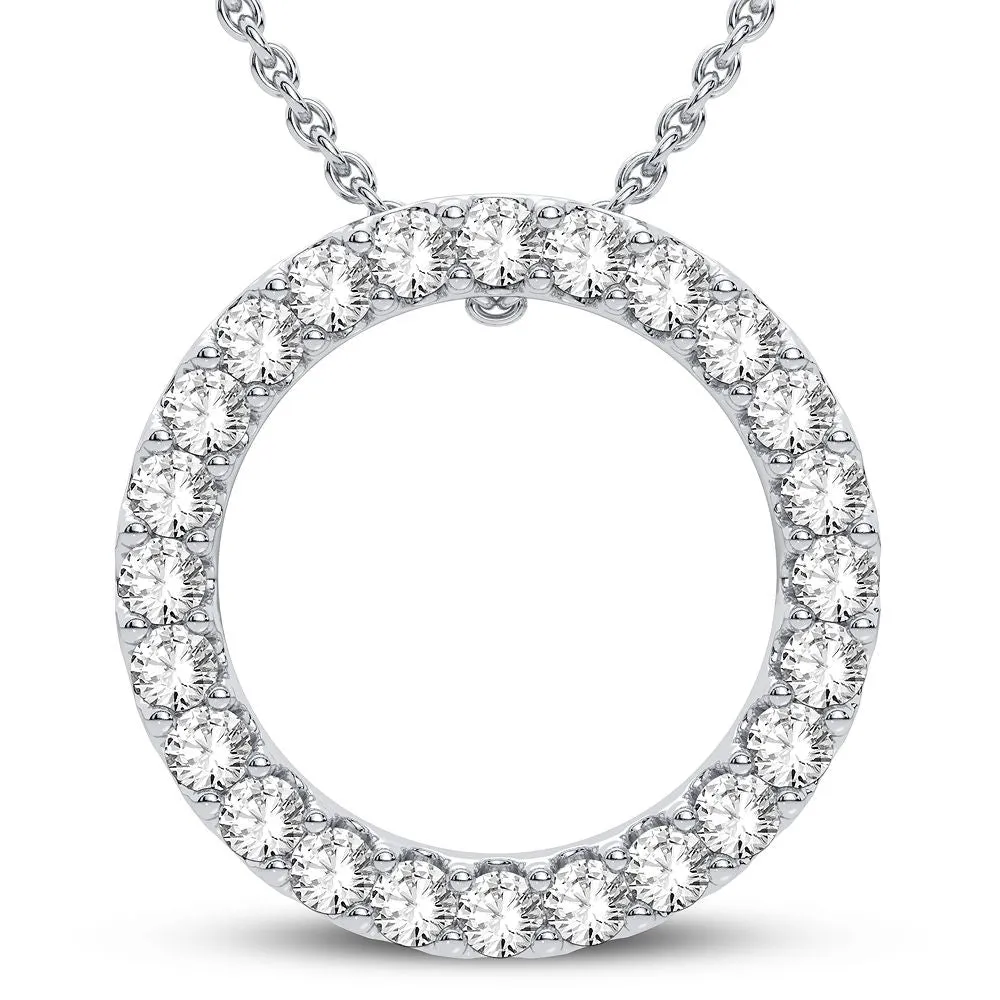 14K 0.34CT Diamond Pendant