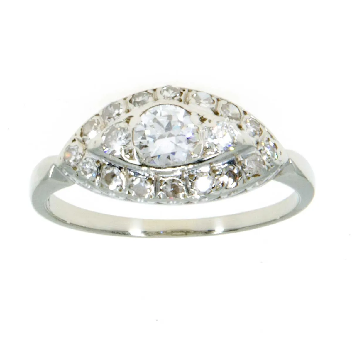 1940s 1.14ct Diamond Engagement Ring