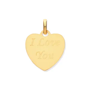 9CT GOLD HEART PENDANT