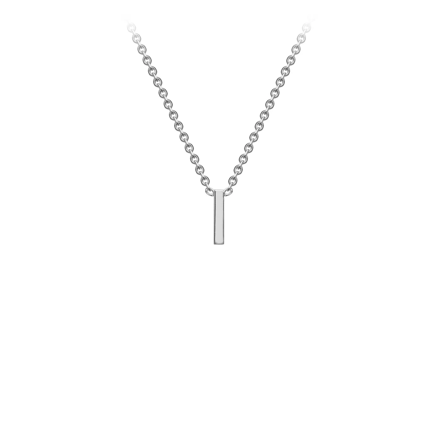 9K Gold 'I' Initial Necklace - 1.19.0158