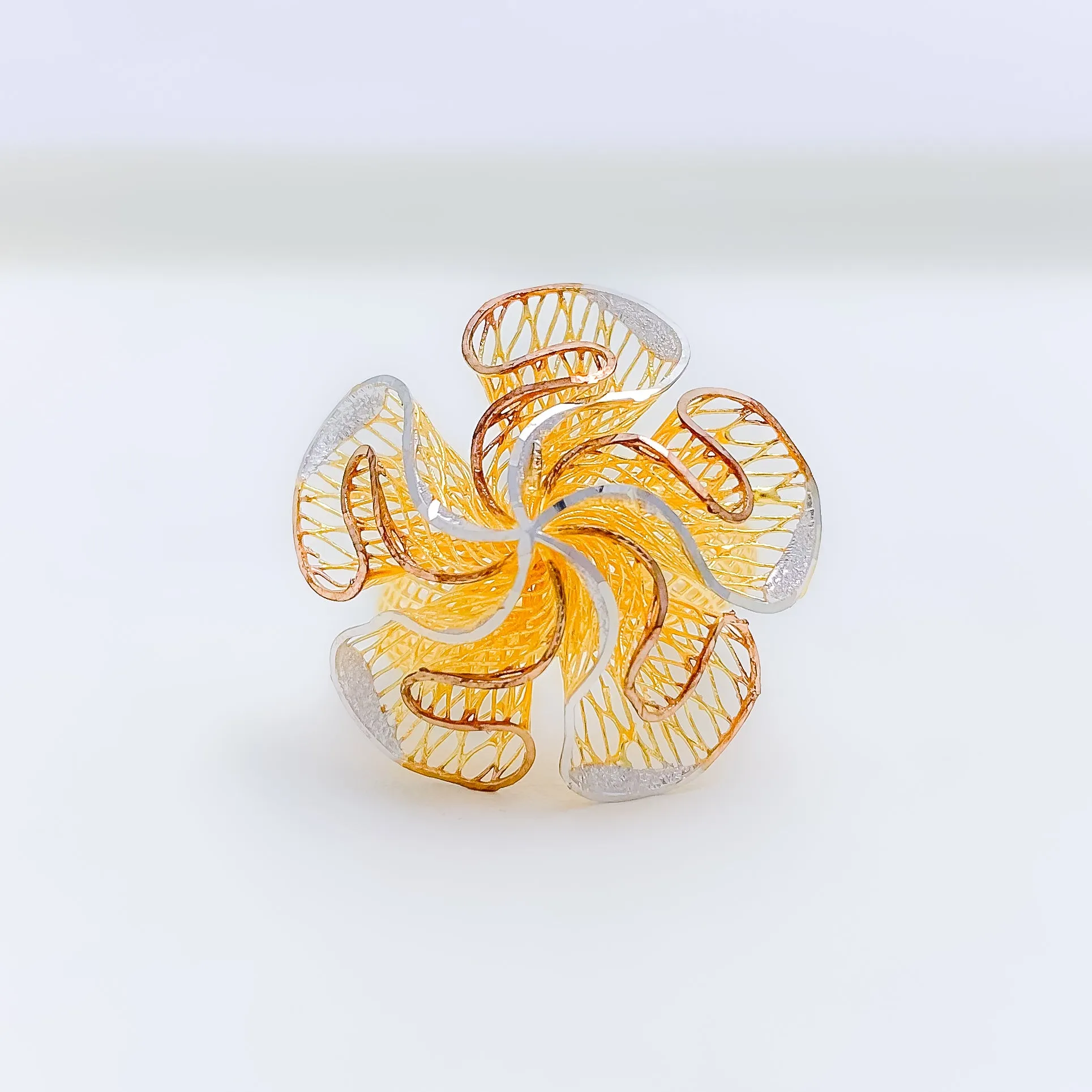 Abstract Floral Ring