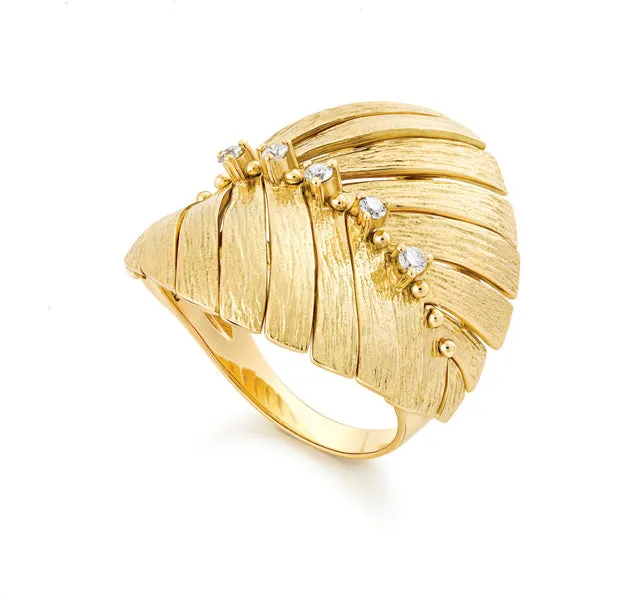 Bahia Ring with Diamonds