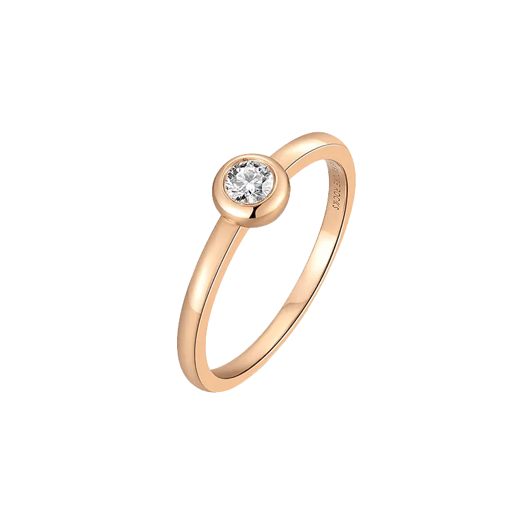 Bezel ring 0.2ct