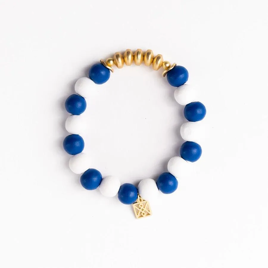 Blue & White Myles Bracelet