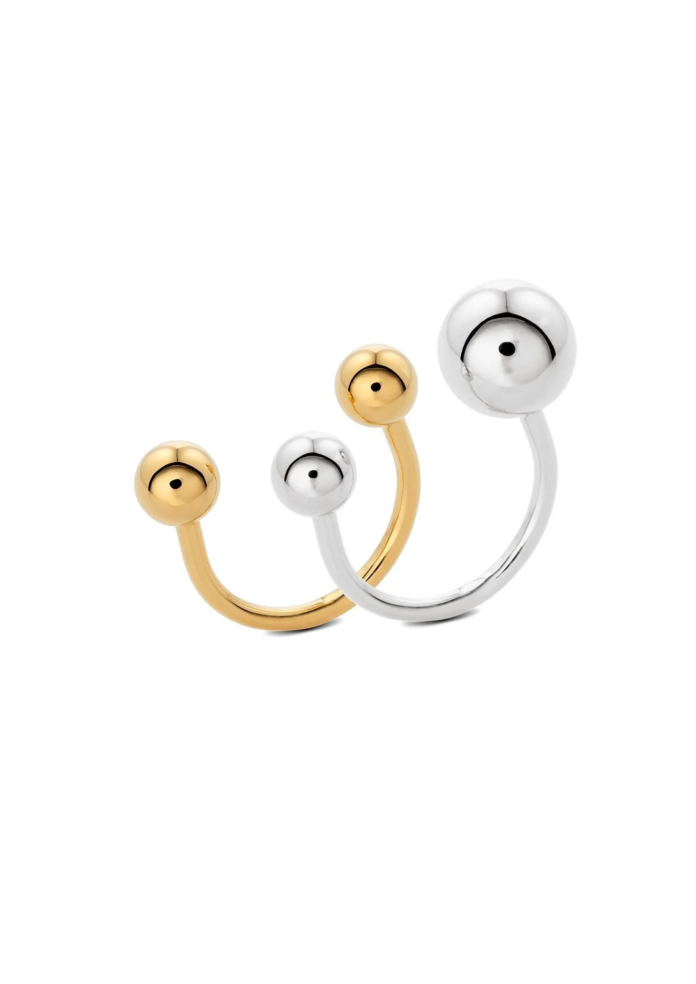 Bomb Rings duo Gold and Silver