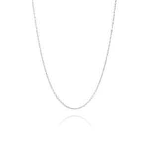 Cable Chain 18kt White Gold - 1.5mm wide