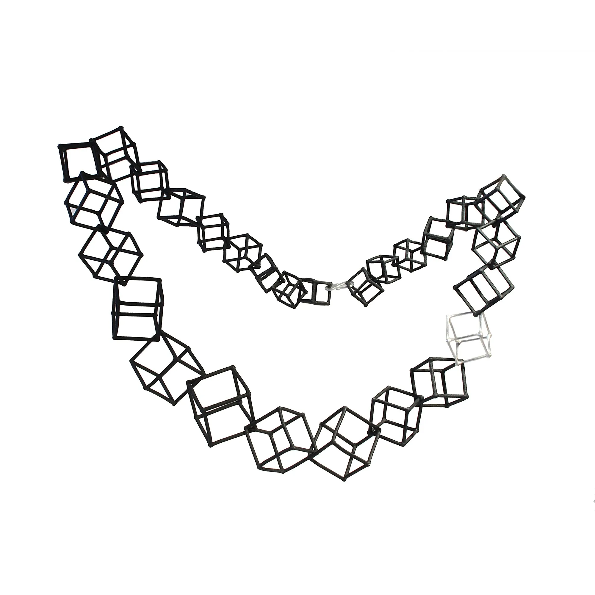 CUBE - BLACK & WHITE - BW009 20" Cube Necklaces