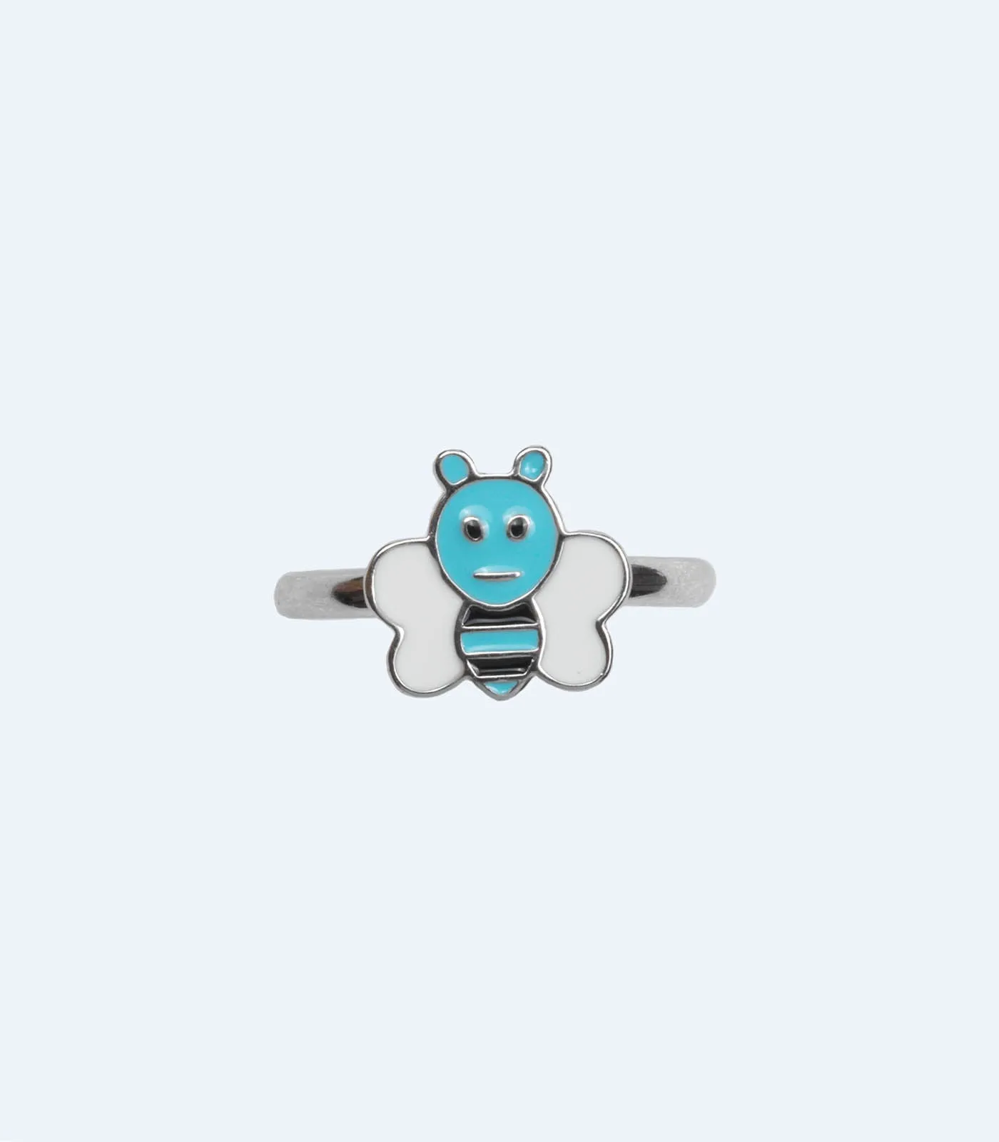 Cute Bee Finger Ring (Silver)