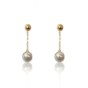 Drop Pearl Earrings