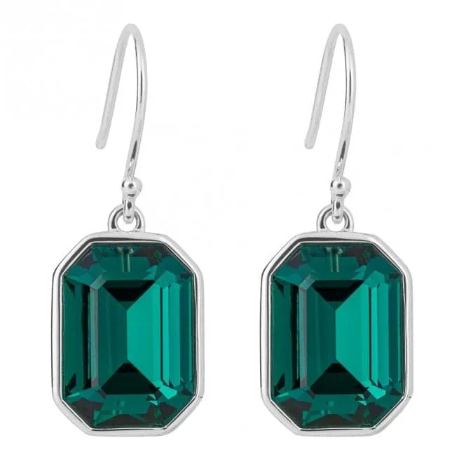 Emerald Green Crystal Earrings E6263G