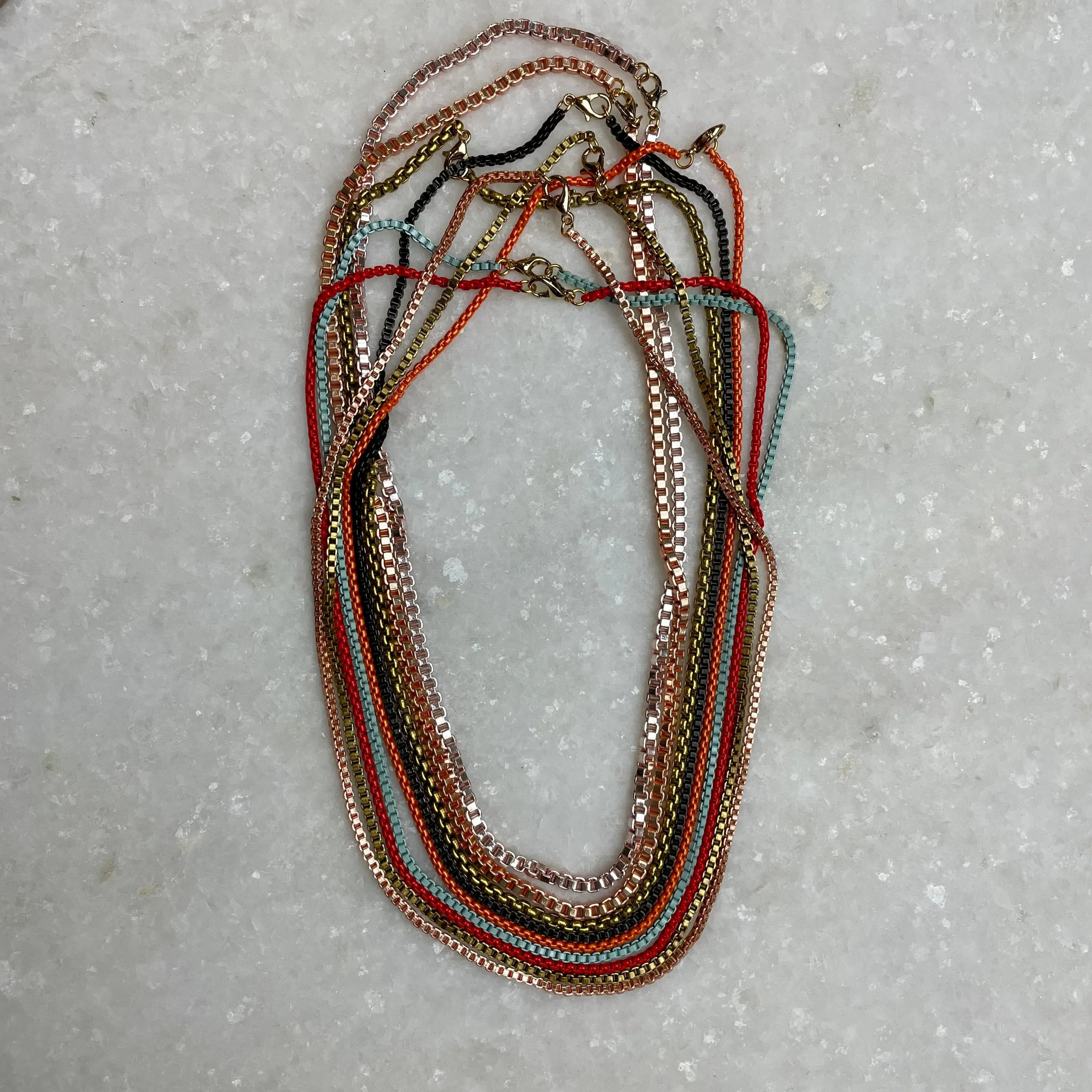 Enamel Necklaces - 16”