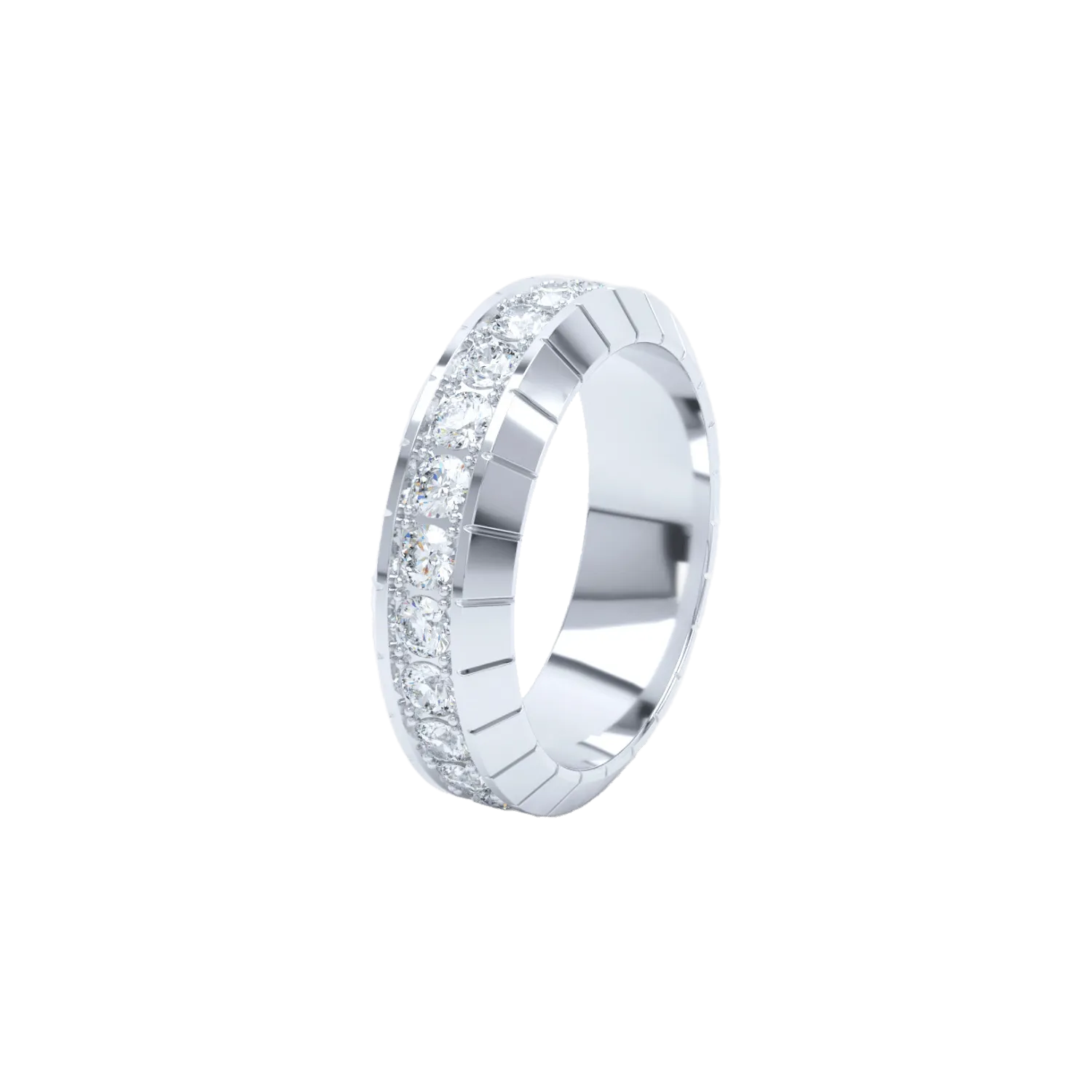 Eternity engraved 6mm ring