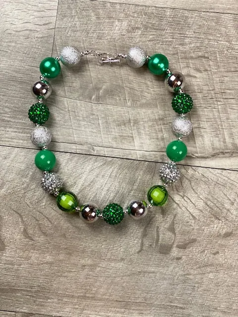 Green & Silver Necklace