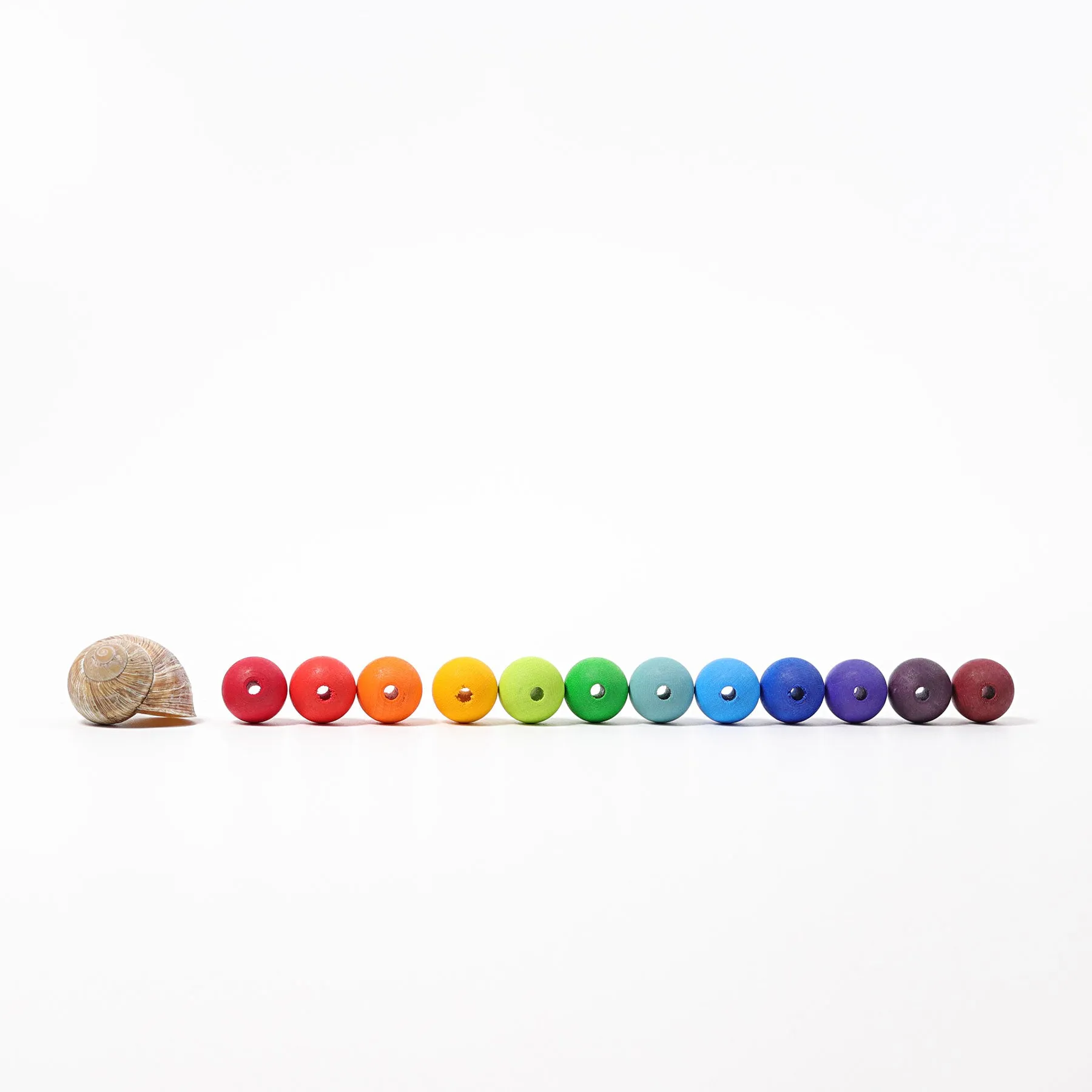 Grimms Rainbow Wooden Beads 20mm x 60 Beads