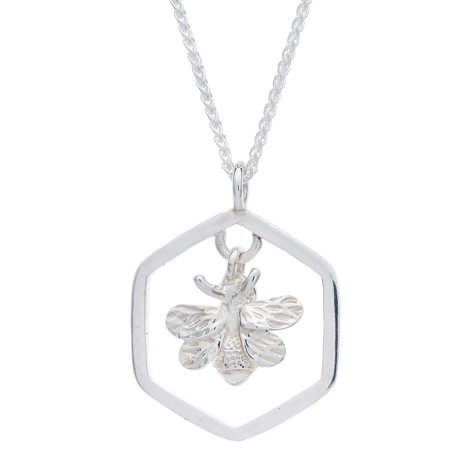 Honey-Bee Silver Necklace