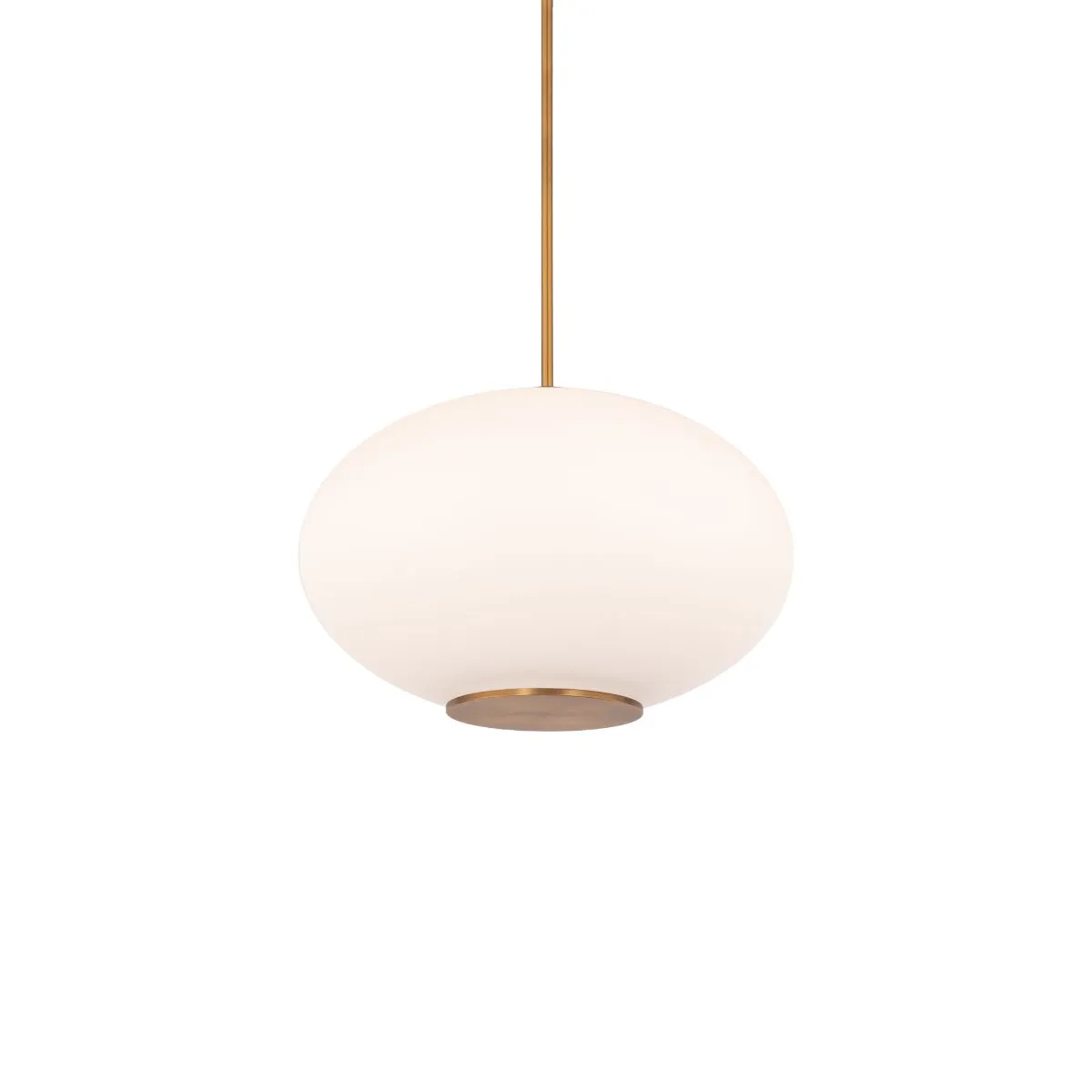 Illusion 16 in. LED Pendant Light 3000K Brass finish