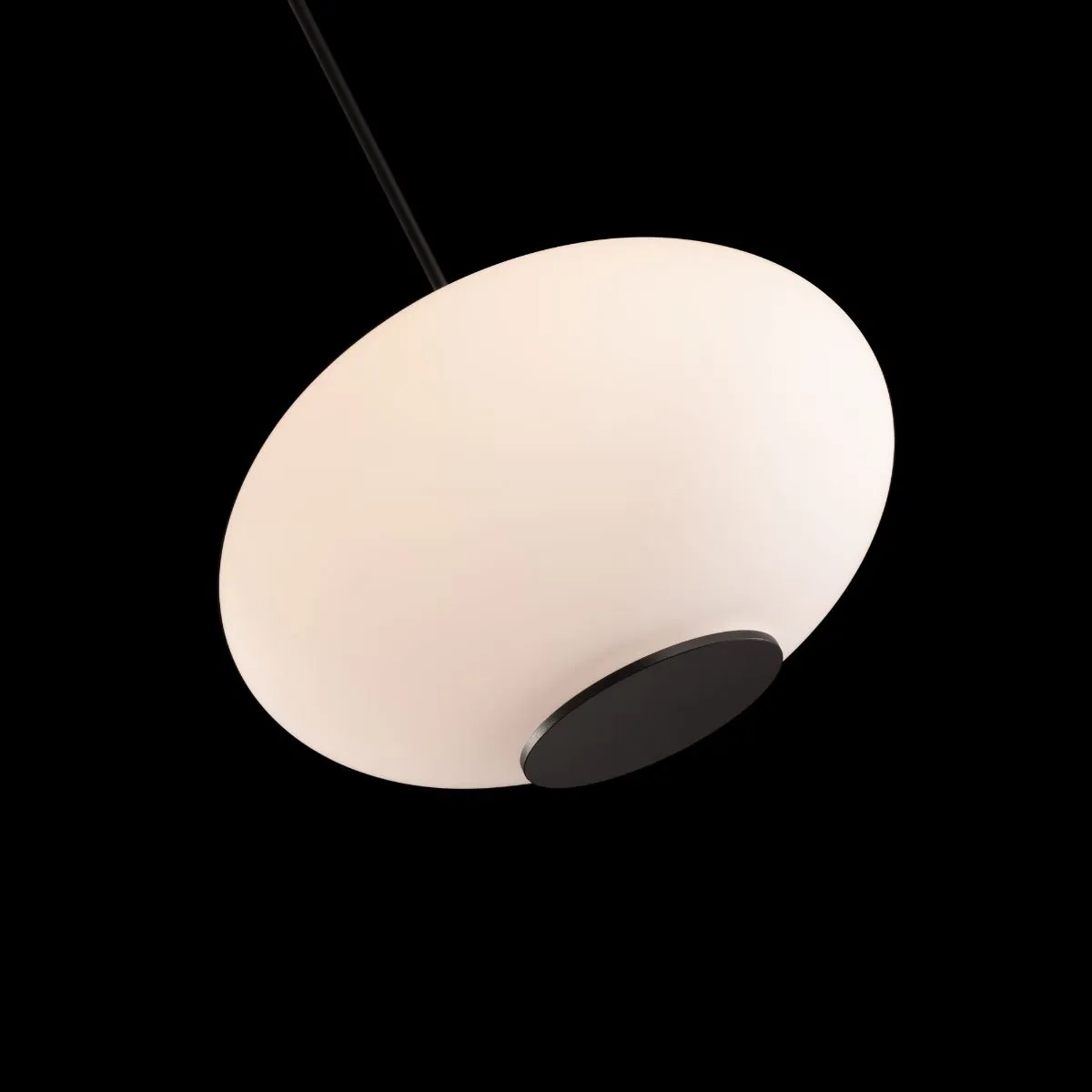 Illusion 22 in. LED Pendant Light 3500K Black finish