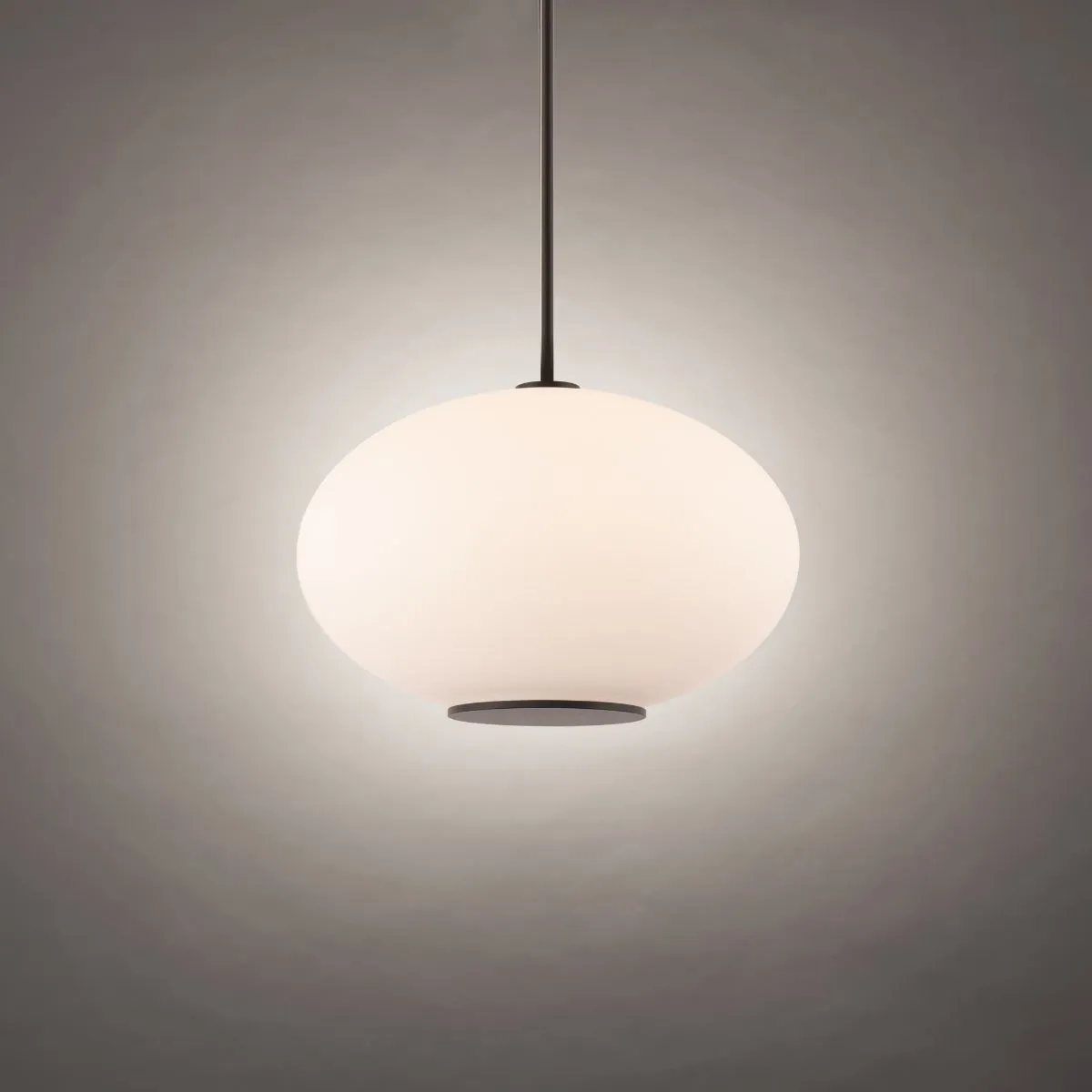 Illusion 22 in. LED Pendant Light 3500K Black finish