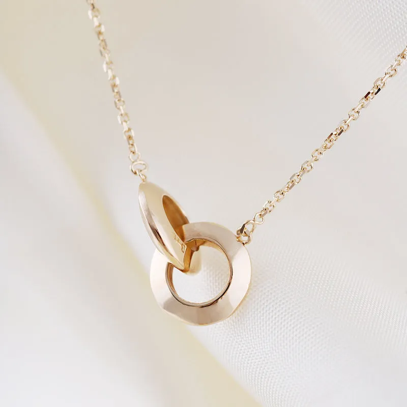 Interlocking Rings Necklace