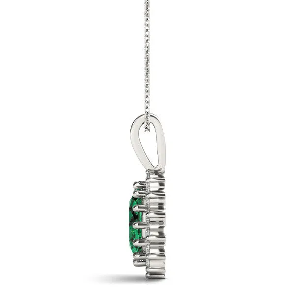 Ladies Halo Pendant 30144