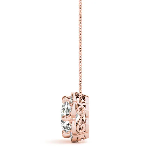 Ladies Halo Pendant 32205