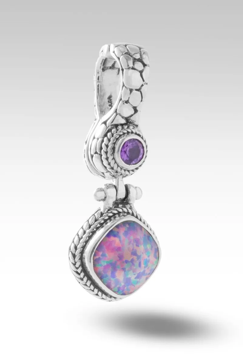 Lasting Change Pendants™ in Multi Lavendar Simulated Opal