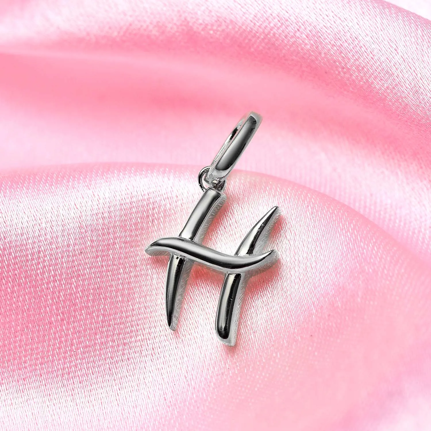 Molto Initial Charm Pendants