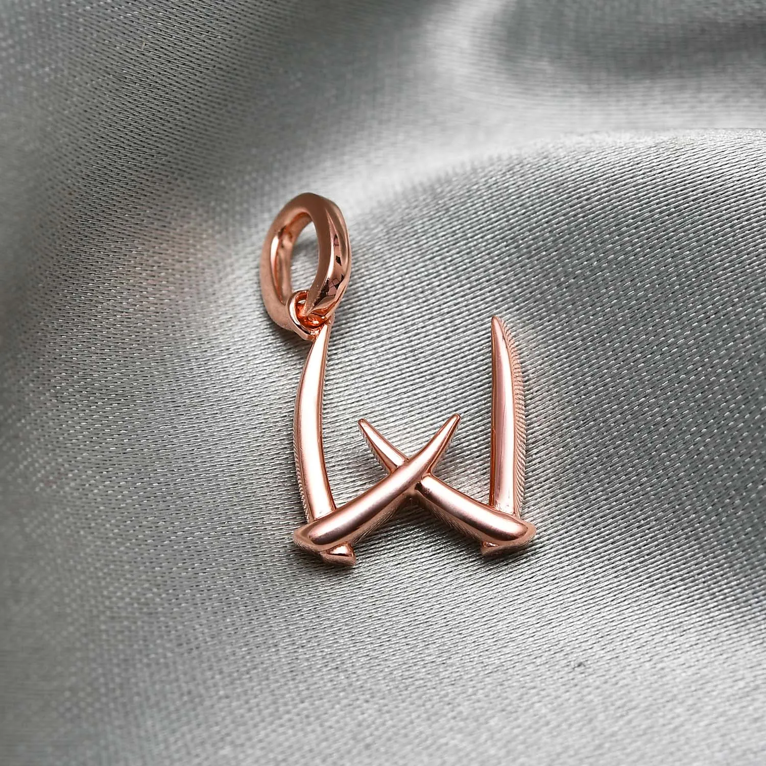 Molto Initial Charm Pendants