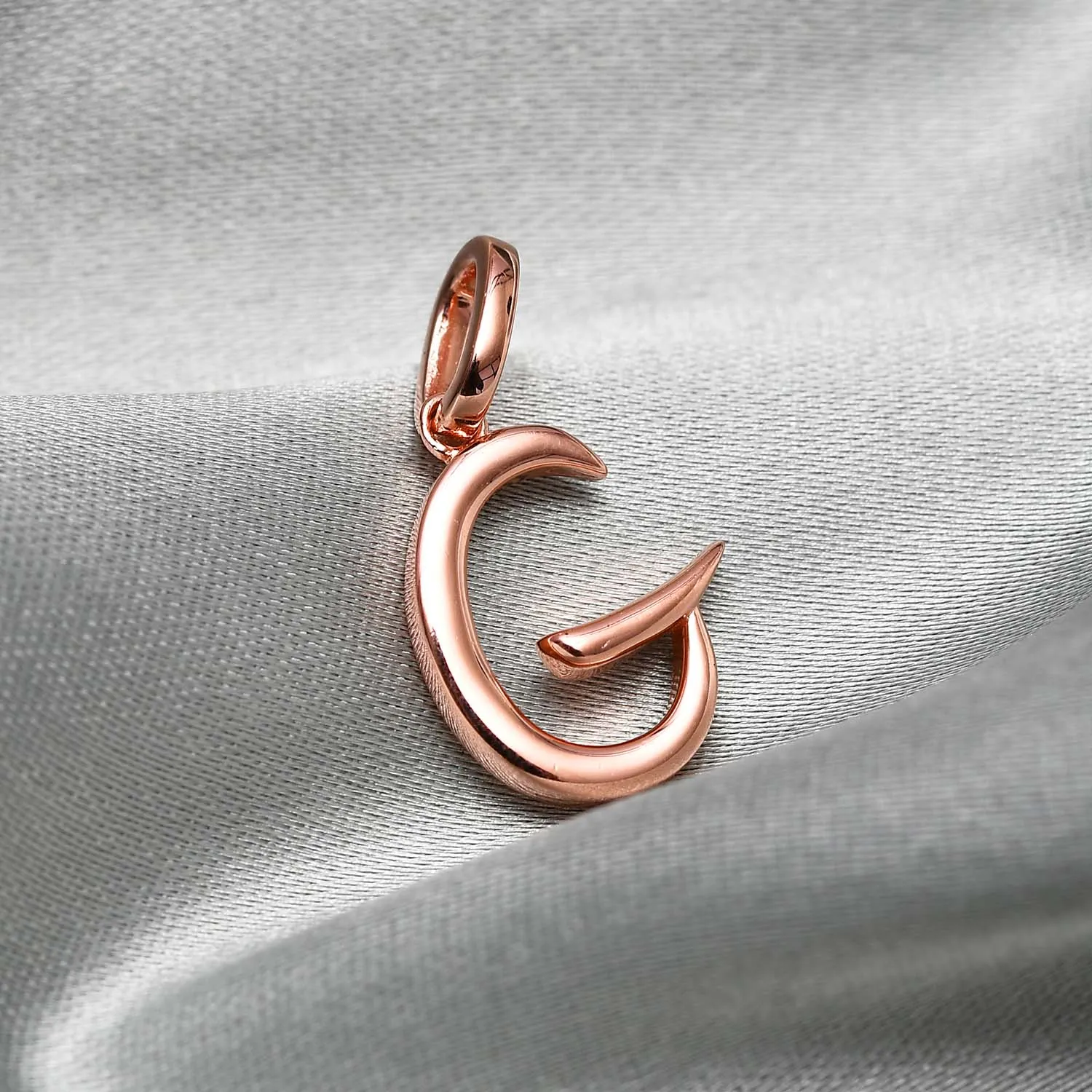 Molto Initial Charm Pendants