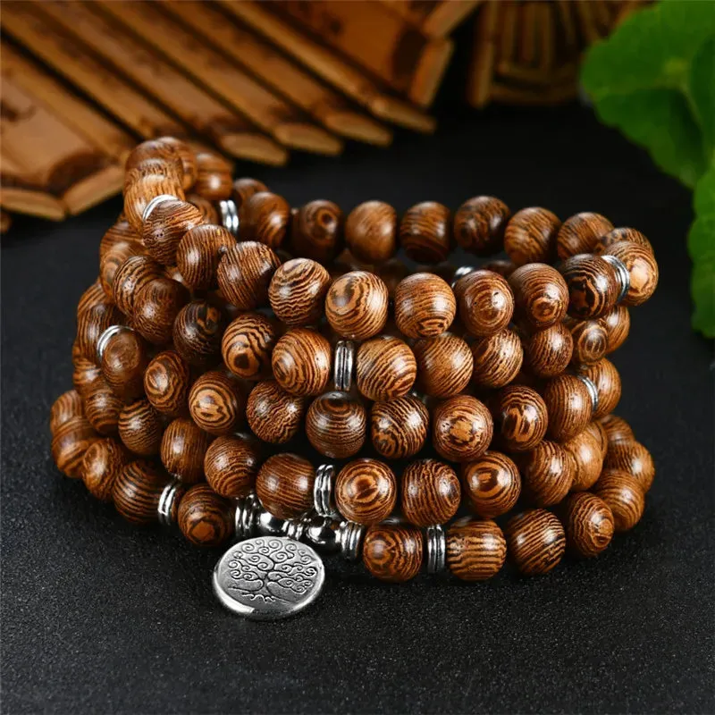 Multilayer Tibetan Buddhist Rosary Bracelet