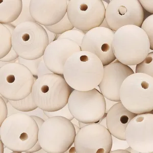 Natural Wooden Beads 20 mm