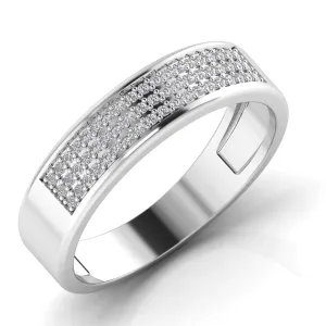 Nnamdi Pave Natural Diamond Wedding Band