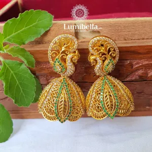 Peacock Jhumkas Online