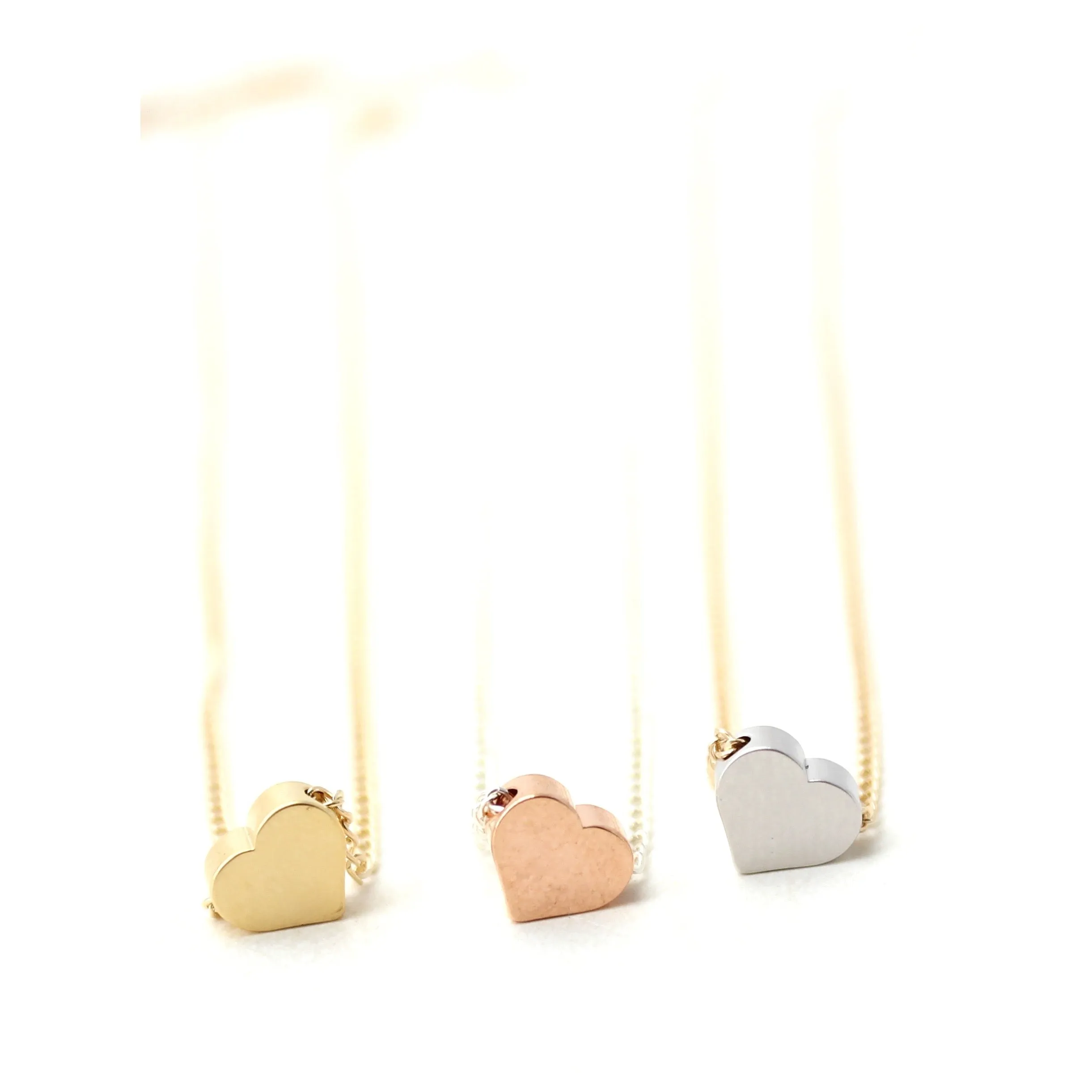 Petite Heart Necklaces