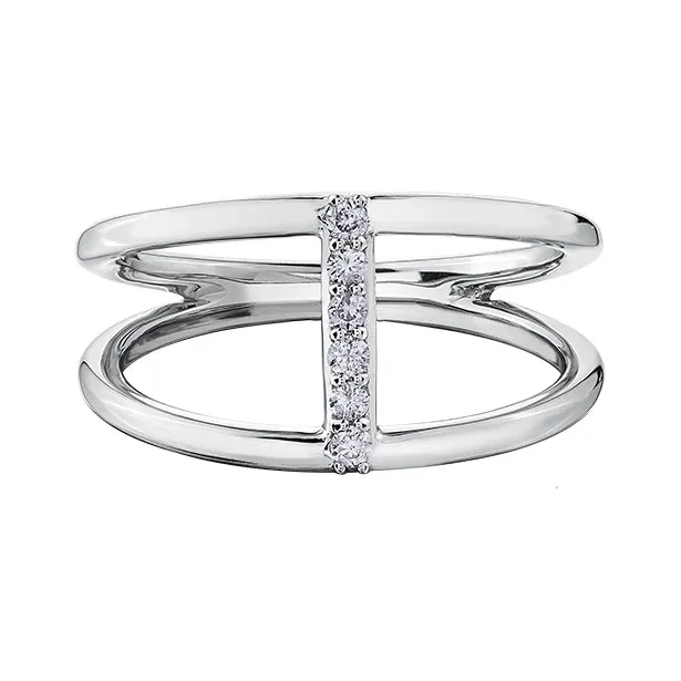 "STACY" STACKABLE DIAMOND RING