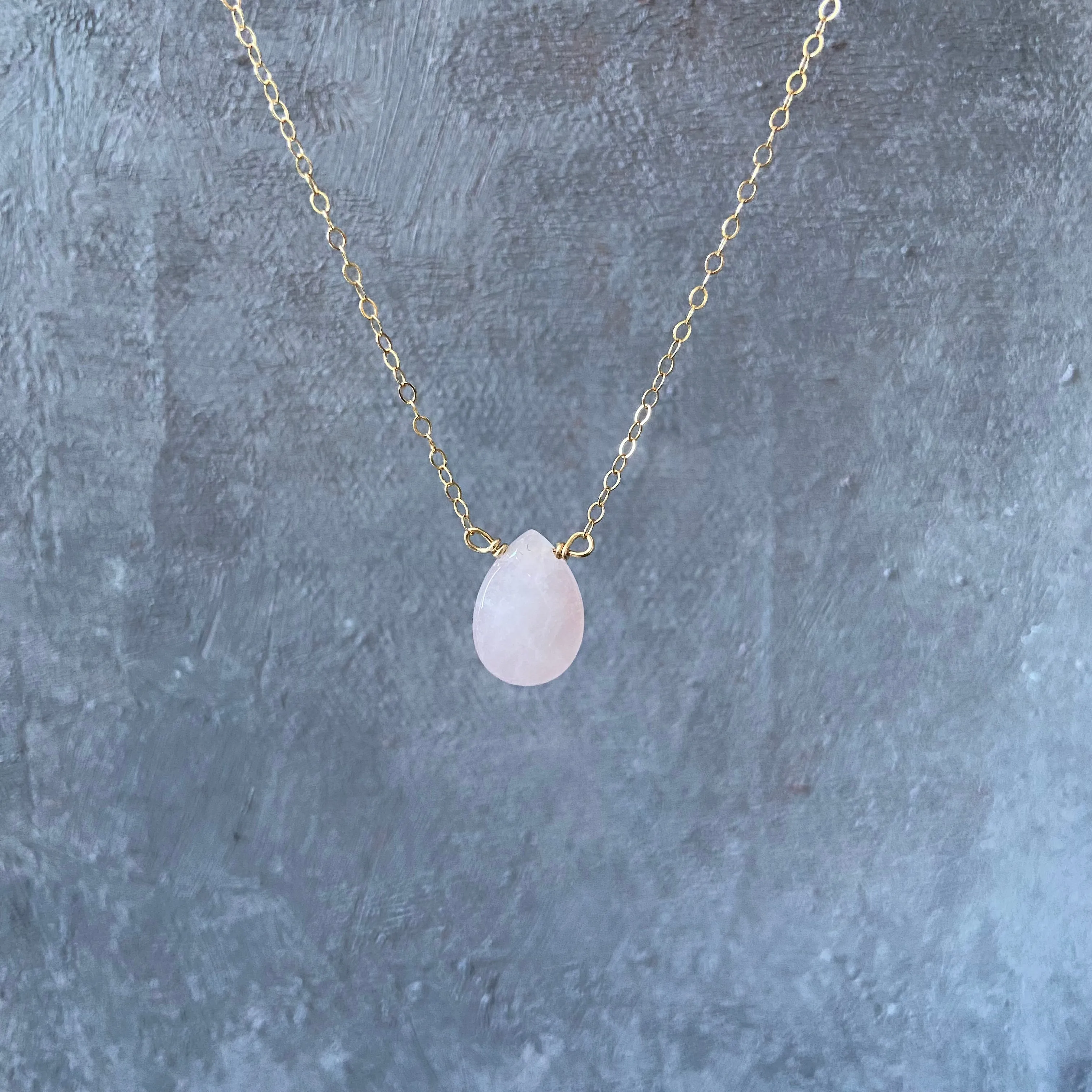 Rose Quartz Gemstone Necklaces