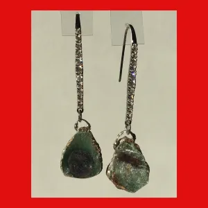 Ruby Zoisite Drop Earrings