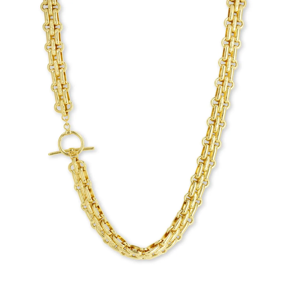 Saffron Gold Chain Necklace