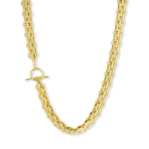 Saffron Gold Chain Necklace