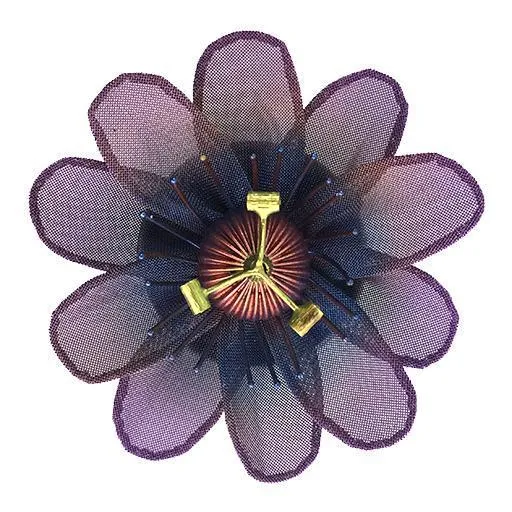 Sarah Cavender Brooch: Passion Flower