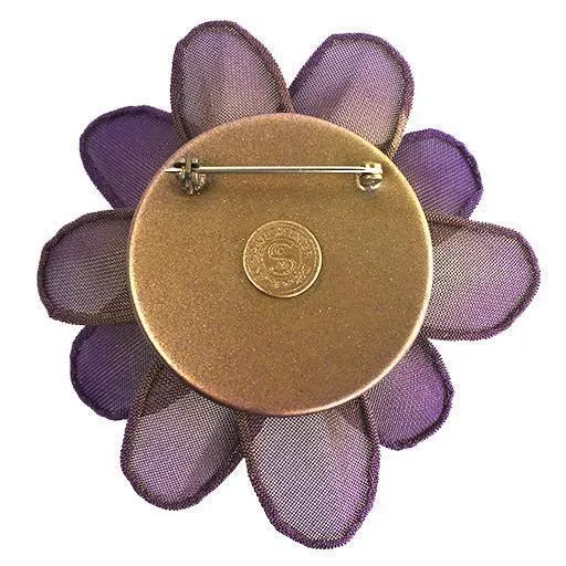 Sarah Cavender Brooch: Passion Flower