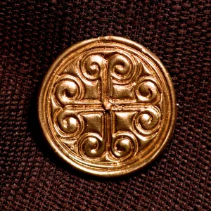 Saxon Round Brooch - Pair - SB05