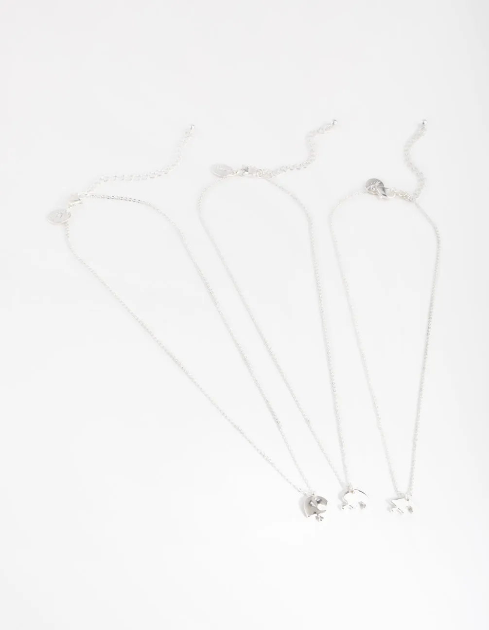 Silver Puzzle Necklace Pack