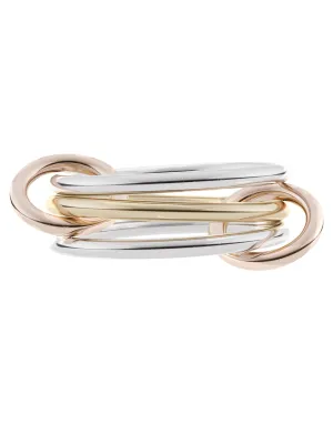 Solarium Three Link Silver Rings