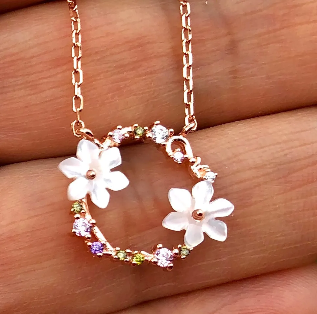 Spring Flower Necklaces