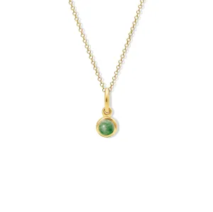 Talya Necklace Pendant Yellow Gold - Emerald