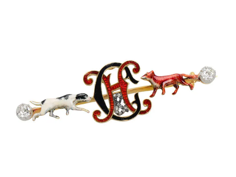 The Thrill of the Chase - Fox & Hound Brooch